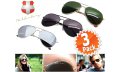 3 PACK BILDERBERG AVIATOR ZONNEBRILLEN