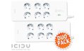 DUOPACK ICIDU SURGE PROTECTOR 6 STOPCONTACTEN